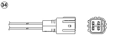 Lambda Sensor NGK 91075
