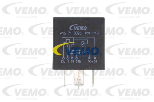 Relay Wipe Wash Interval Vemo V15 71 0025 Trodo Com