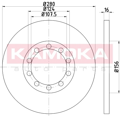 Brake Disc KAMOKA 103203