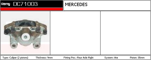Brake Caliper REMY DC71003