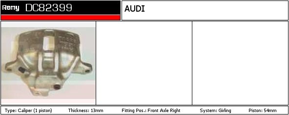 Brake Caliper REMY DC82399