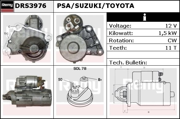 Lucas Starter Motor