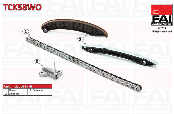 FAI Timing Chain Kit TCK58WO-Brand new-genuine-Garantie 5 an