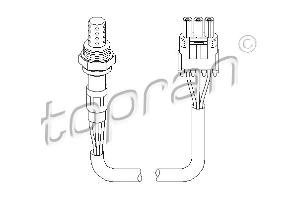 Lambda Sensor TOPRAN 201 752