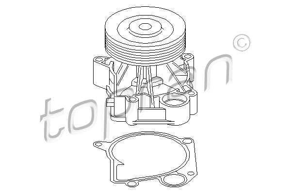 Water Pump TOPRAN 500 310
