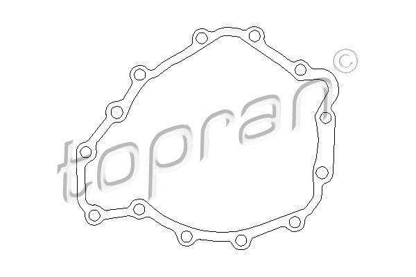 Oil Seal, automatic transmission TOPRAN 113 388