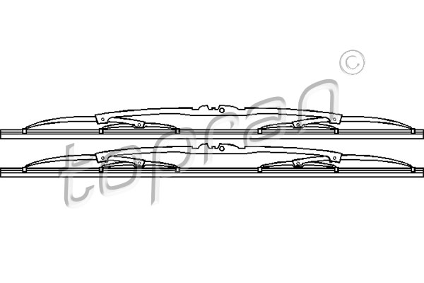 Wiper Blade TOPRAN 202 225