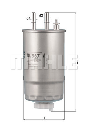 Knecht KL 567 Fuel Filter 