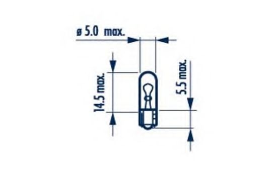 Bulb, interior light NARVA 17073