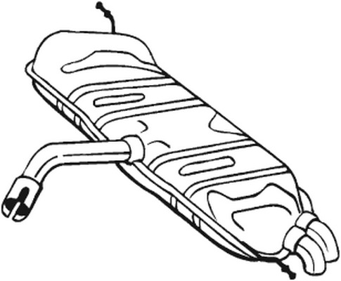 End Silencer BOSAL 233-461