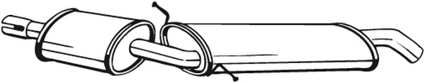 Middle Silencer BOSAL 279-167