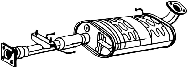 Middle Silencer BOSAL 279-589