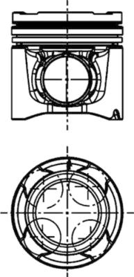 Repair Set, piston/sleeve KOLBENSCHMIDT 40528961