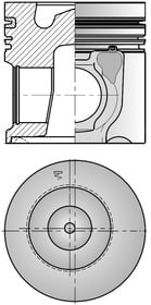 Repair Set, piston/sleeve KOLBENSCHMIDT 41504960