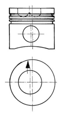 Repair Set, piston/sleeve KOLBENSCHMIDT 90093961