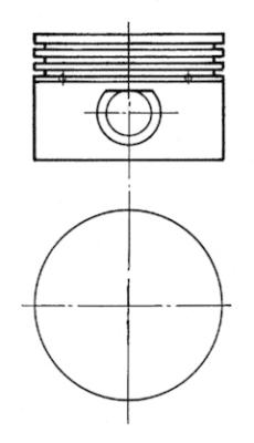 Repair Set, piston/sleeve KOLBENSCHMIDT 94919962