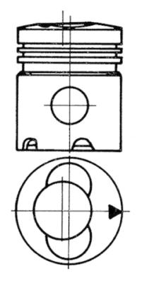Repair Set, piston/sleeve KOLBENSCHMIDT 92815960