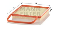 Mann Filter C3575 Air Filter