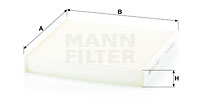 Original MANN-FILTER Interior Filter CU 22 029 For trucks