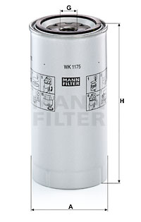 Drivstoffilter MANN-FILTER WK 1175 x
