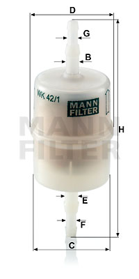 FRAM G8174 In-Line Fuel Filter