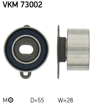 Tensioner Pulley, timing belt SKF VKM 73002