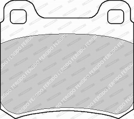 Brake Pad Set, disc brake FERODO FSL328