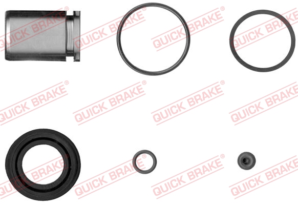 Quick Brake Repair Kit brake caliper 114-0233 52mm Rear Left Right For Fiat 