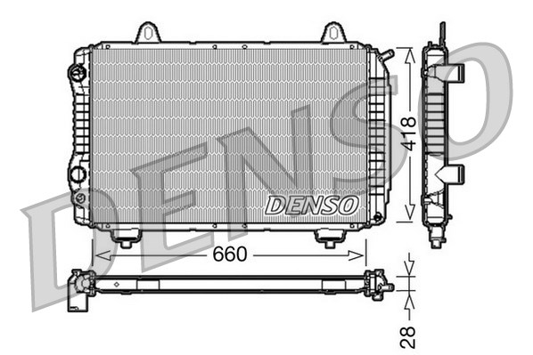 Radiator DENSO DRM09071