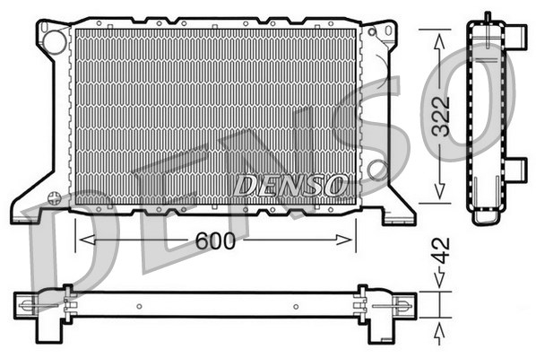 Radiator DENSO DRM10098