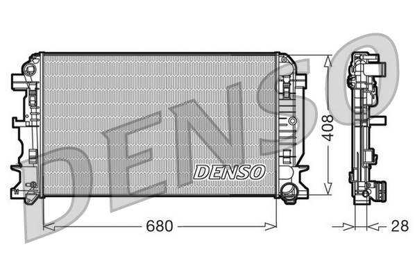 Radiator DENSO DRM17009