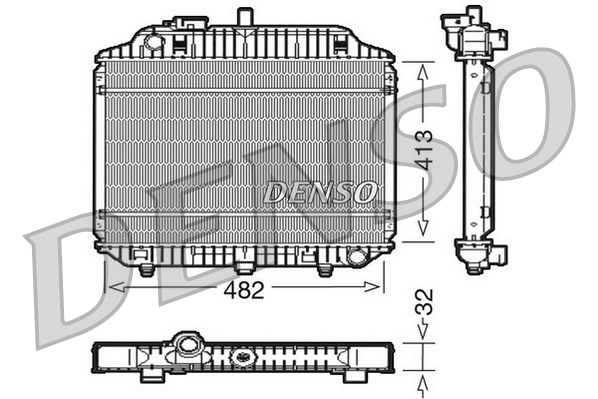Radiator DENSO DRM17010