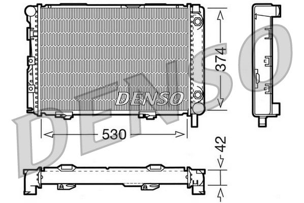 Radiator DENSO DRM17026