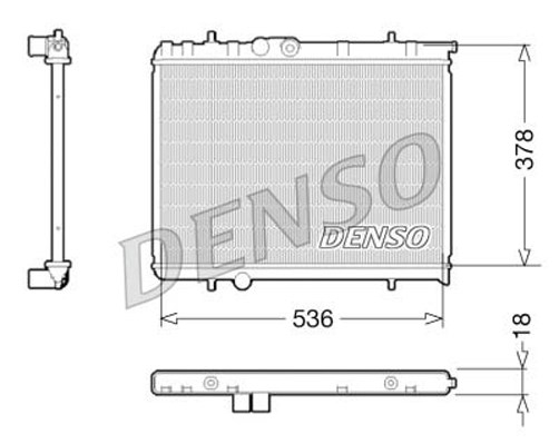 Radiator DENSO DRM21034