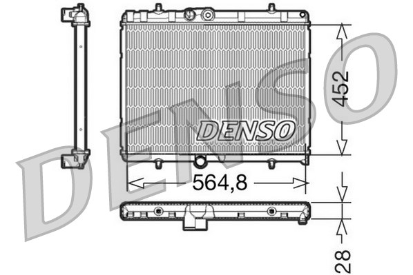 Radiator DENSO DRM21057