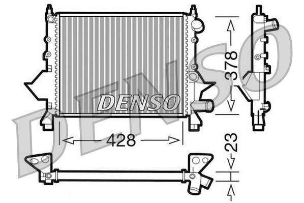 Radiator DENSO DRM23081