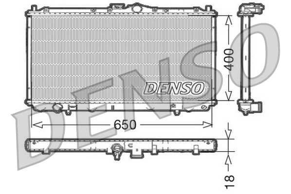 Radiator DENSO DRM45010