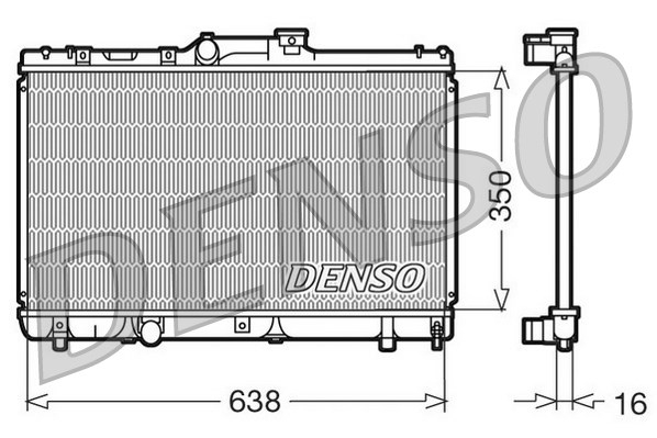 Radiator DENSO DRM50013