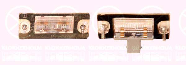 Licence Plate Light KLOKKERHOLM 00180850A1