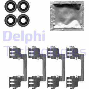 Disques Plaquette de frein Delphi lx0616 Zubehörsatz 