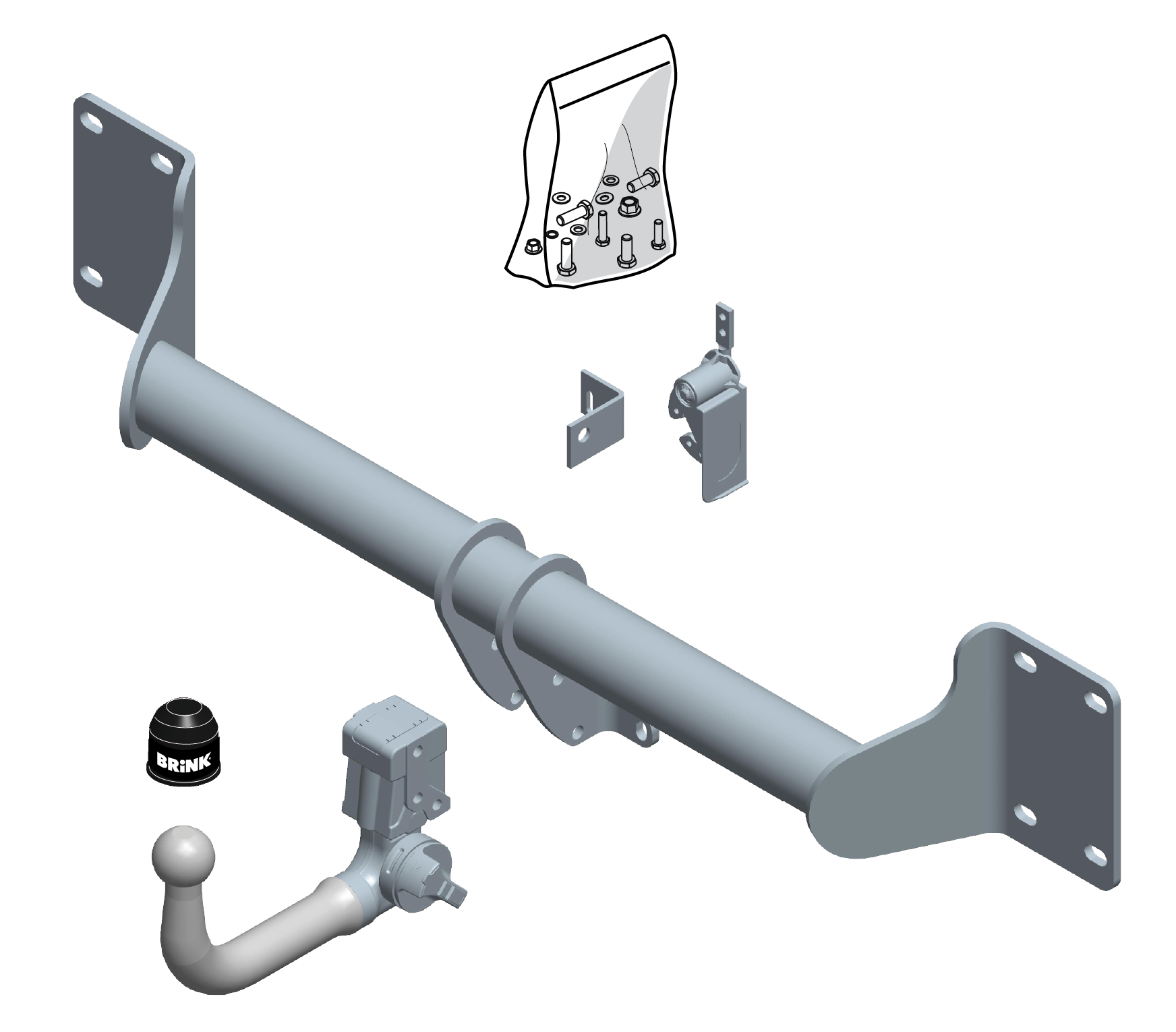 Vetokoukku BRINK 586900 BMW F15, F85, E70, F16, F86