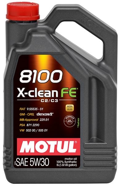 Motorolja MOTUL 8100 X-CLEAN FE 5W30 5L