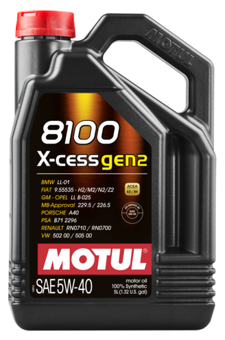Aceite de motor MOTUL 8100 X-CESS GEN2 5W40 5L