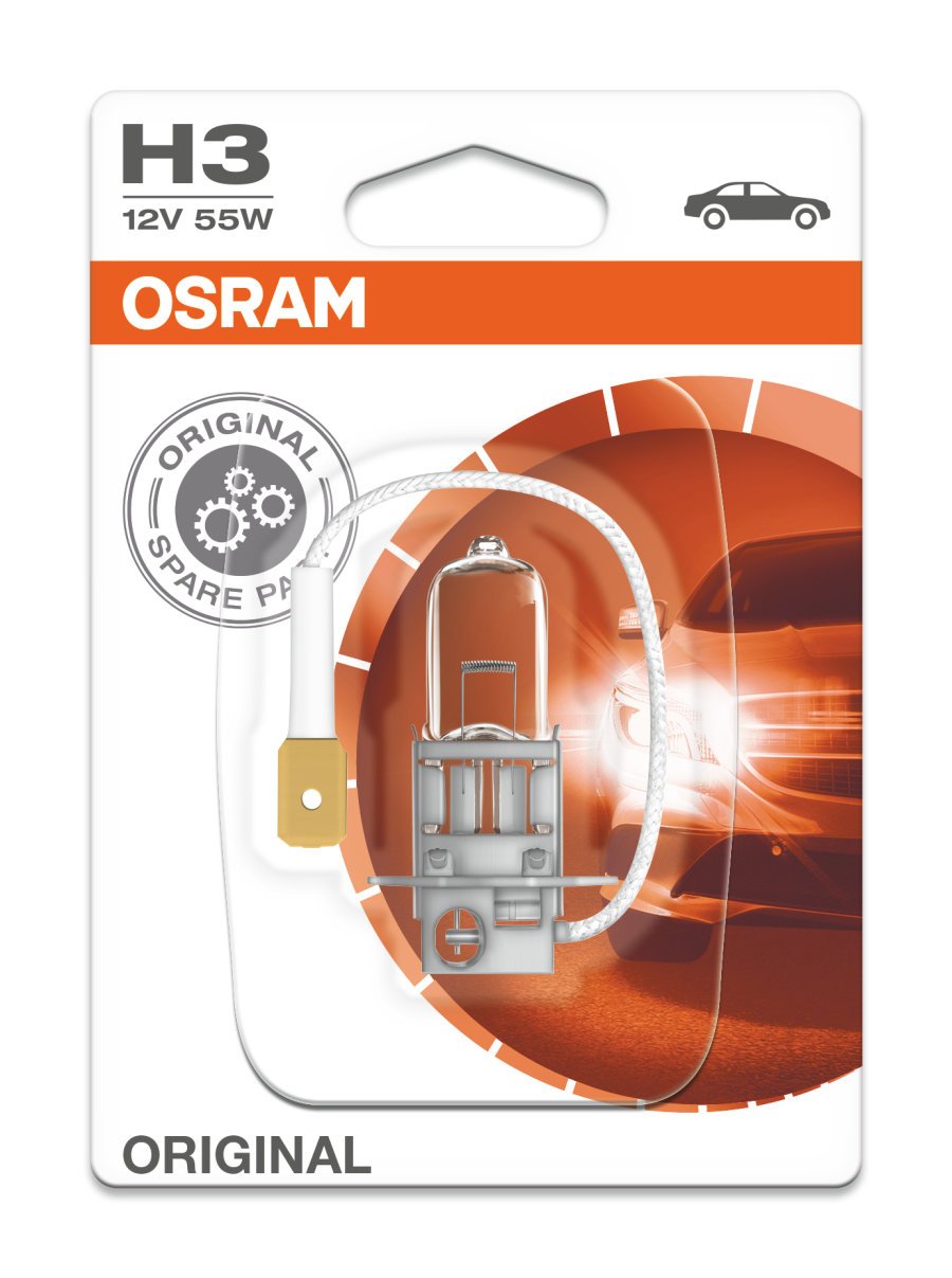 Halogeeni poltin OSRAM ORIGINAL LINE 12V H3 55W