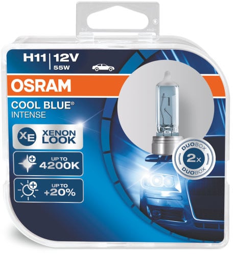 Halogenlampa OSRAM COOL BLUE 12V H11 55W 2X