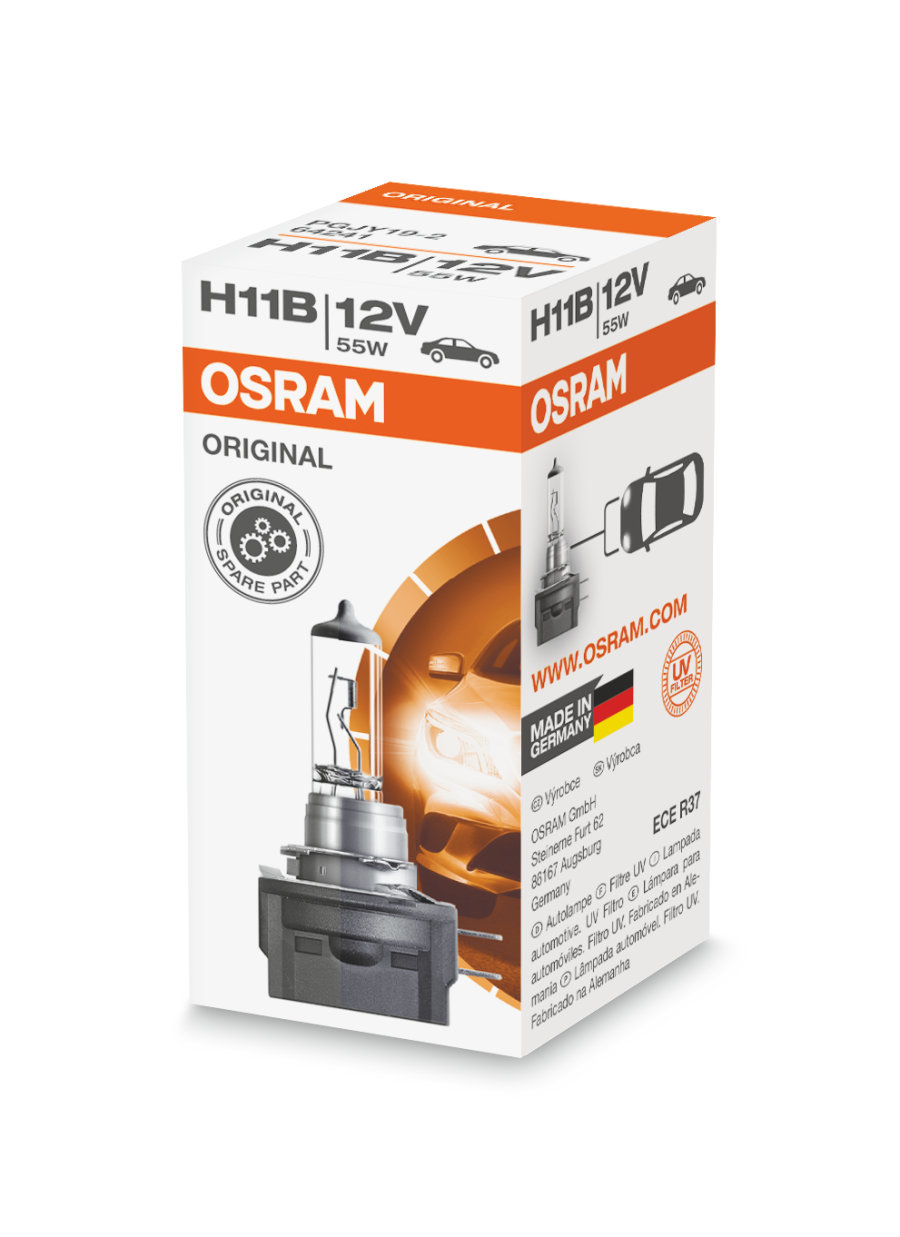 Halogenlampa OSRAM ORIGINAL LINE 12V H11B 55W