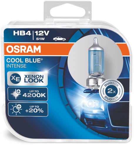 Halogenlampa OSRAM COOL BLUE INTENSE 12V HB4 51W 2X