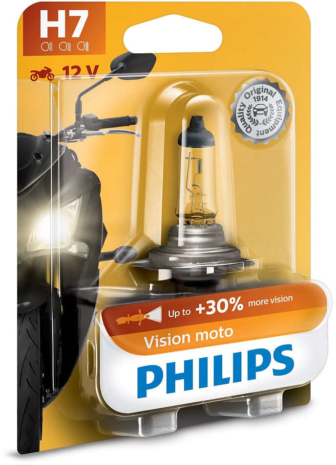 Halogeeni poltin PHILIPS VISION MOTO 12V H7 55W