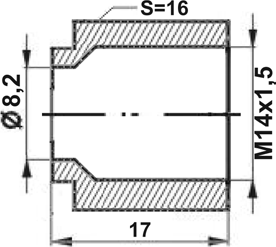 Racor de freno WP 5100165