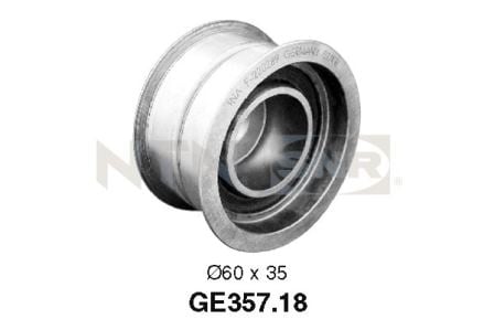 Deflection/Guide Pulley, timing belt SNR GE357.18